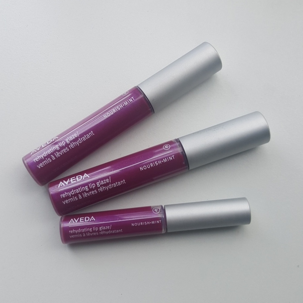 Limited edition AVEDA lip glazes